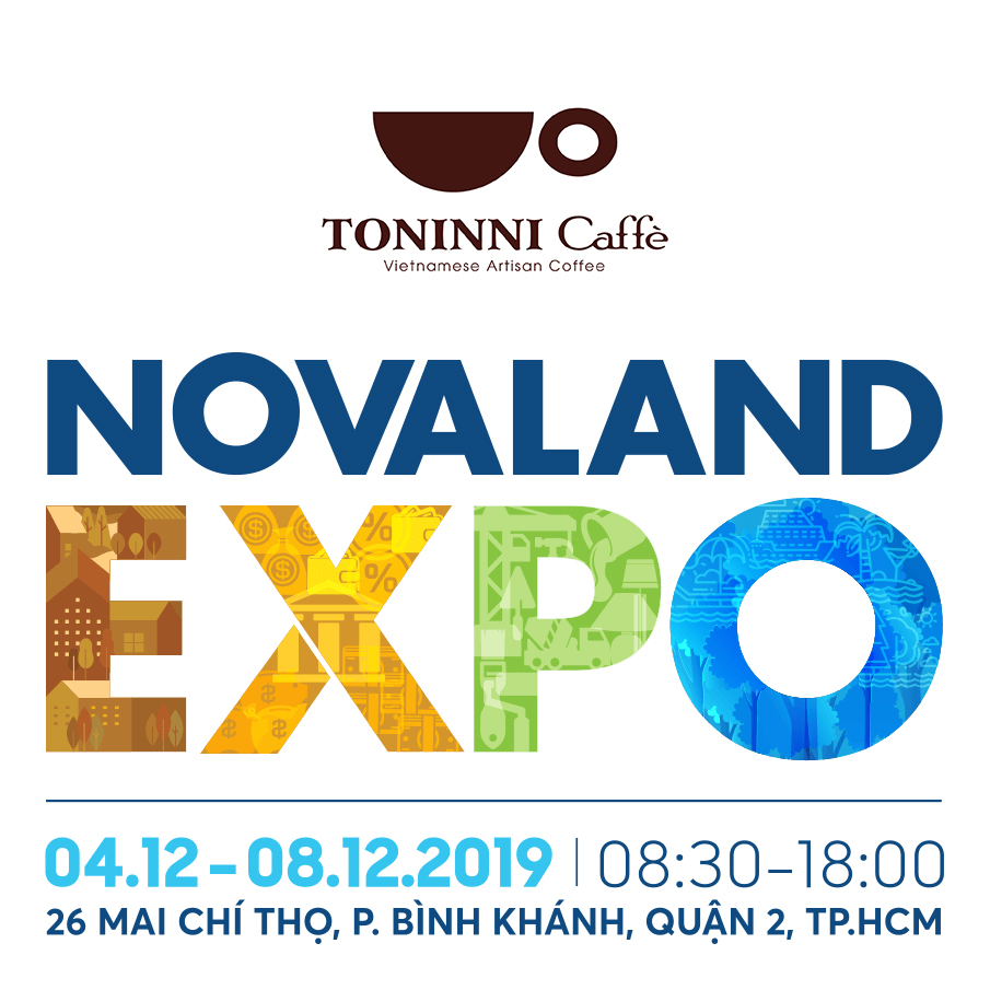 Toninni Caffe góp mặt tại triển lãm Novaland expo 2019